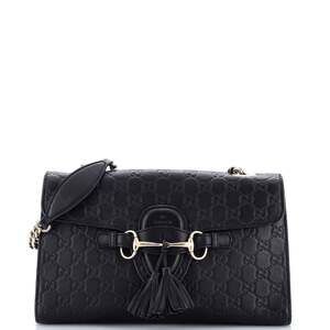 Emily Chain Flap Bag Guccissima Leather #237111G12B